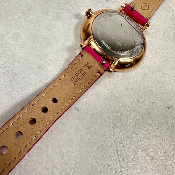 Fossil Watch 35mm Limited Edition Curator Series Rainbow Lips Pride New Battery - Picture 9 of 12